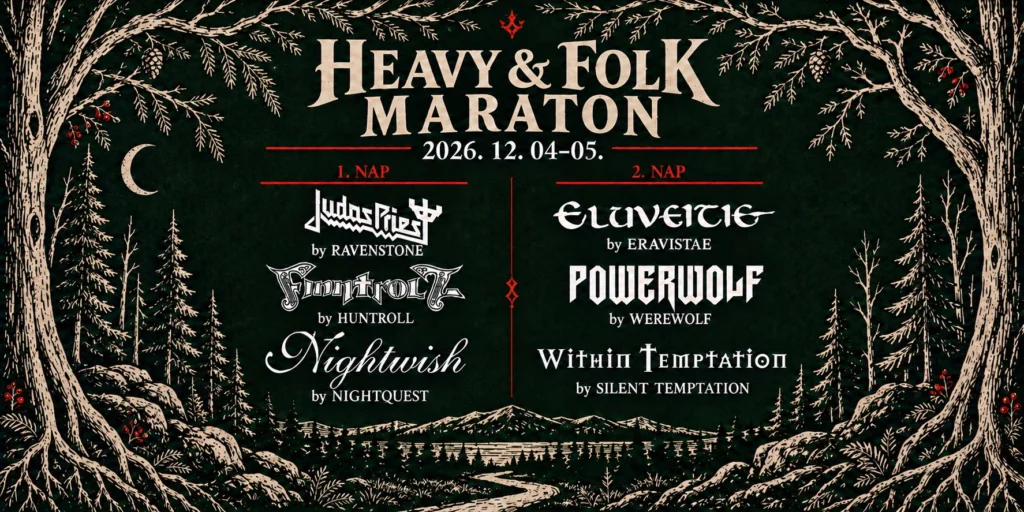 Heavy & Folk Maraton, 2026. december 4–5., STENK lelátó – a két nap tribute fellépői